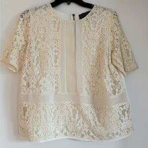 Like New Beautiful Lace Top, Size M